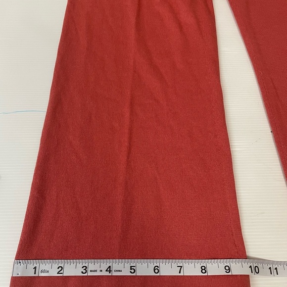 Peruvian Connection Gabrielle Pants In Coral Pima Cotton And Modal Size Small - Picture 4 of 8